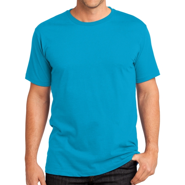 Bright Turquoise color option for District Made® Men's Crew T Shirt