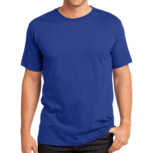 Deep Royal Blue color option for District Made® Men's Crew T Shirt
