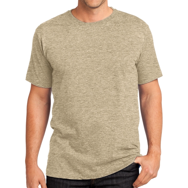 Heathered Lattee color option for District Made® Men's Crew T Shirt