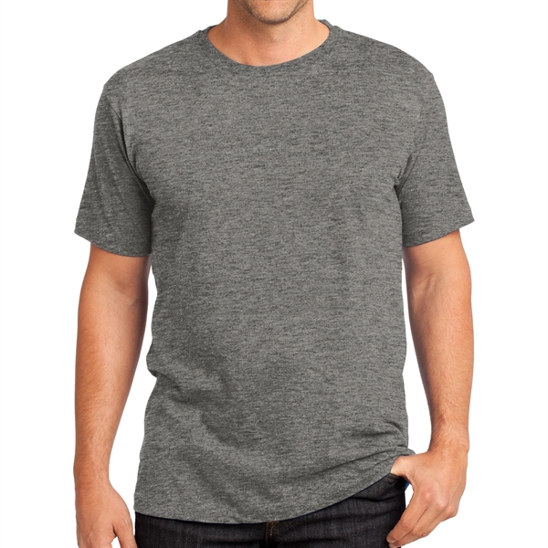 Heathered Steel color option for District Made® Men's Crew T Shirt