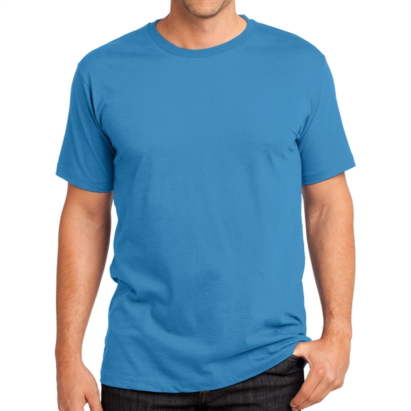 Maritime Blue color option for District Made® Men's Crew T Shirt