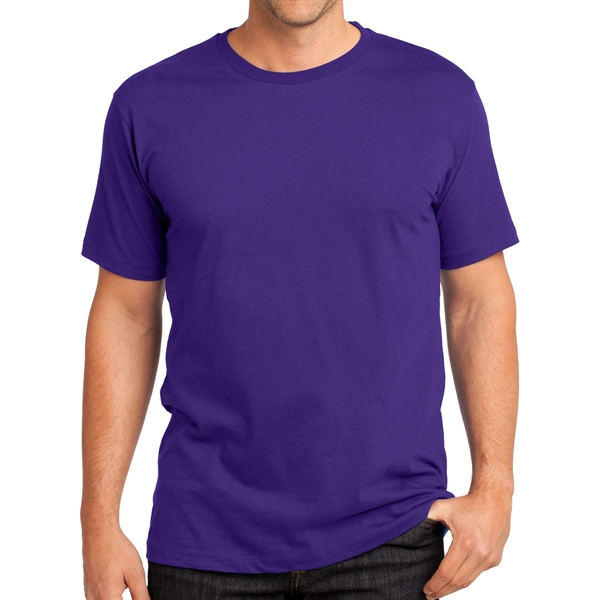 Purple color option for District Made® Men's Crew T Shirt