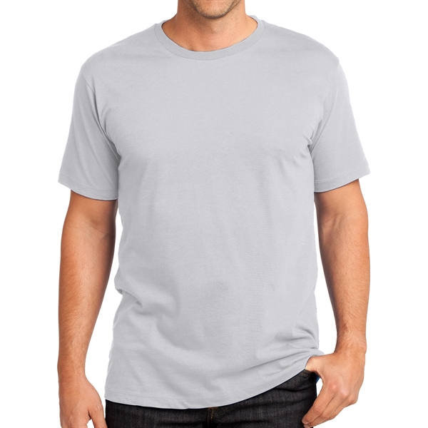 Silver color option for District Made® Men's Crew T Shirt