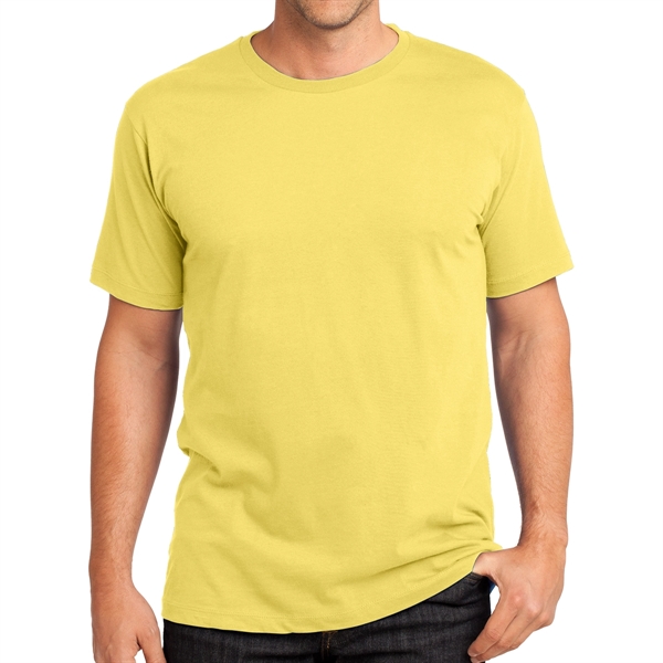 Yellow color option for District Made® Men's Crew T Shirt