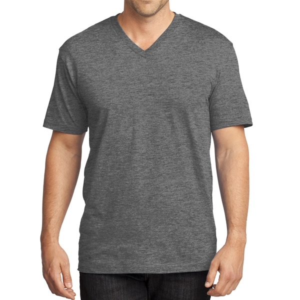 Charcoal color option for District Made® Men's Everyday V Neck T Shirt