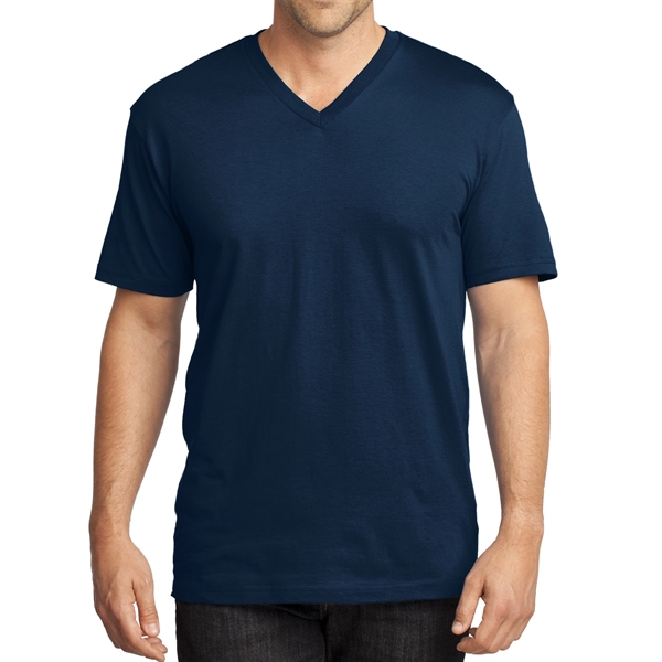 New Navy color option for District Made® Men's Everyday V Neck T Shirt