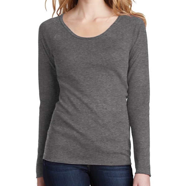 Deep Heather color option for Cozy Long Sleeve Tee