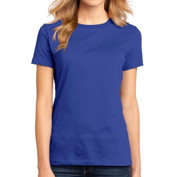 Deep Royal color option for District Made® Women's Crew T Shirt