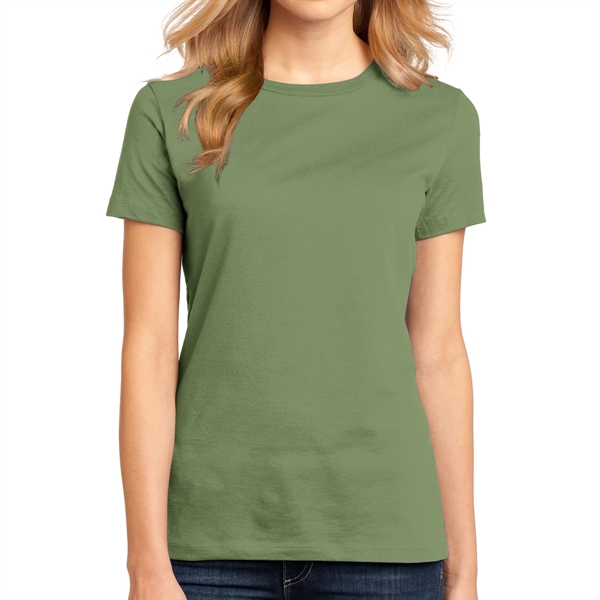 Fresh Fatigue color option for District Made® Women's Crew T Shirt