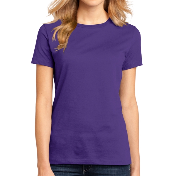 Purple color option for District Made® Women's Crew T Shirt
