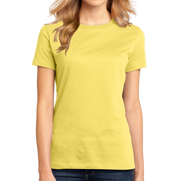 Yellow color option for District Made® Women's Crew T Shirt