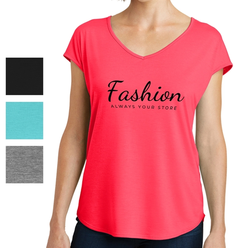 Main photo of District Made® Women's Crossover Back T Shirt