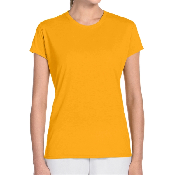 GOLD color option for Ladies' Performance Tee