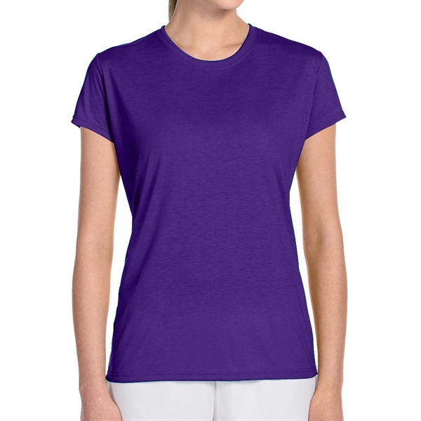 Purple color option for Ladies' Performance Tee