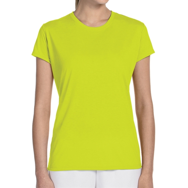 Safety Green color option for Ladies' Performance Tee