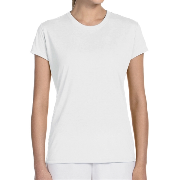 White color option for Ladies' Performance Tee