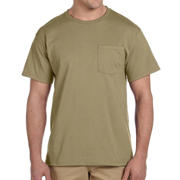 Khaki color option for Jerzees Dri Power Pocket Tee