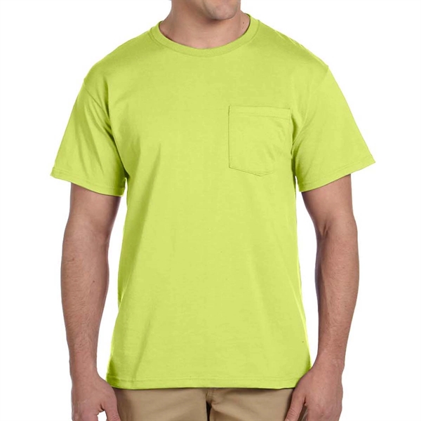 Safety Green color option for Jerzees Dri Power Pocket Tee
