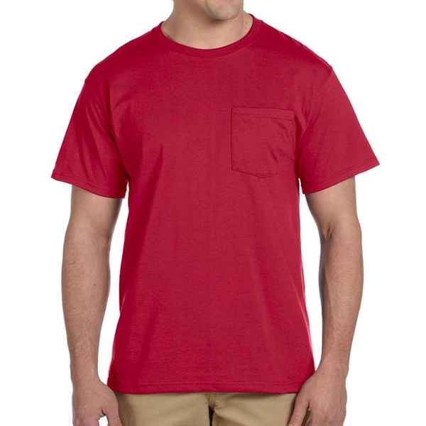 True Red color option for Jerzees Dri Power Pocket Tee