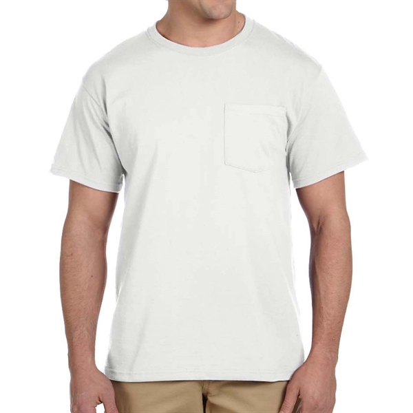 White color option for Jerzees Dri Power Pocket Tee
