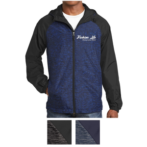 Photo of Raglan Hooded Jacket With Colorblocking Design