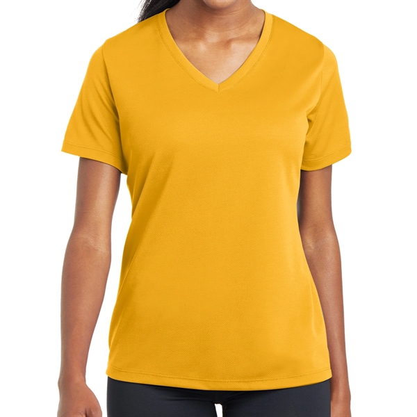 NEON ORANGE color option for Posi Charge®  Ladies' Sporting Shirt