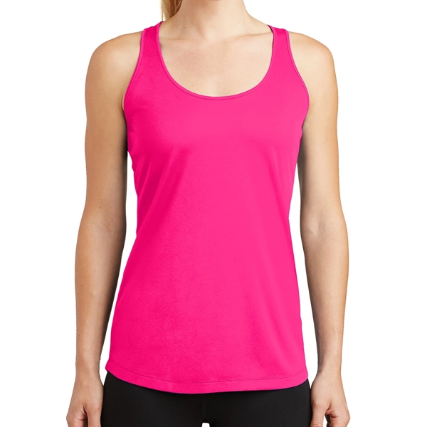 Neon Pink color option for Next Level 100% Polyester Tee