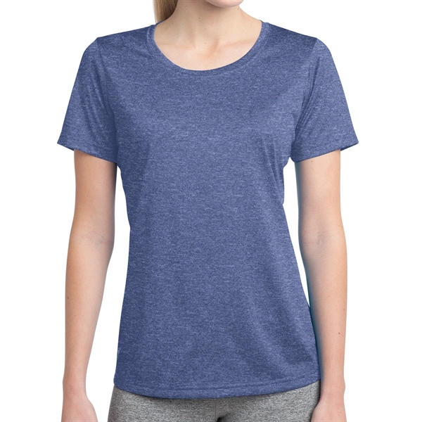 Blue Wake Heather color option for Deluxe Sport Tee