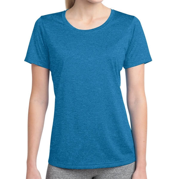 Cobalt Heather color option for Deluxe Sport Tee