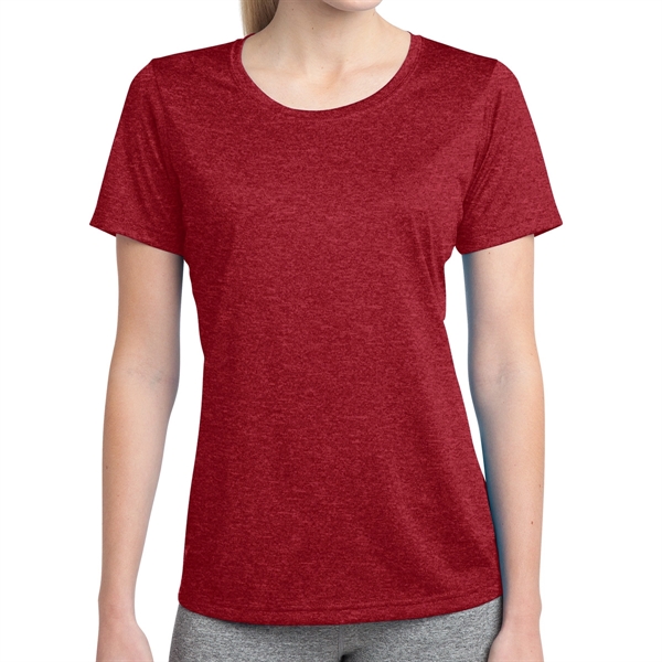 Scarlet Heather color option for Deluxe Sport Tee