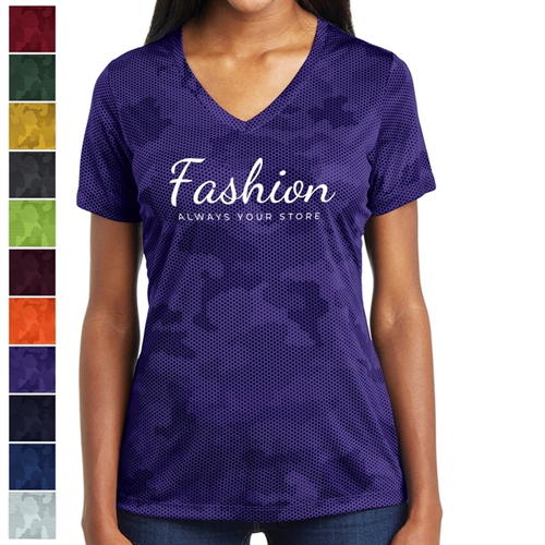 Main photo of Ladies' Camo Inspired Shirt