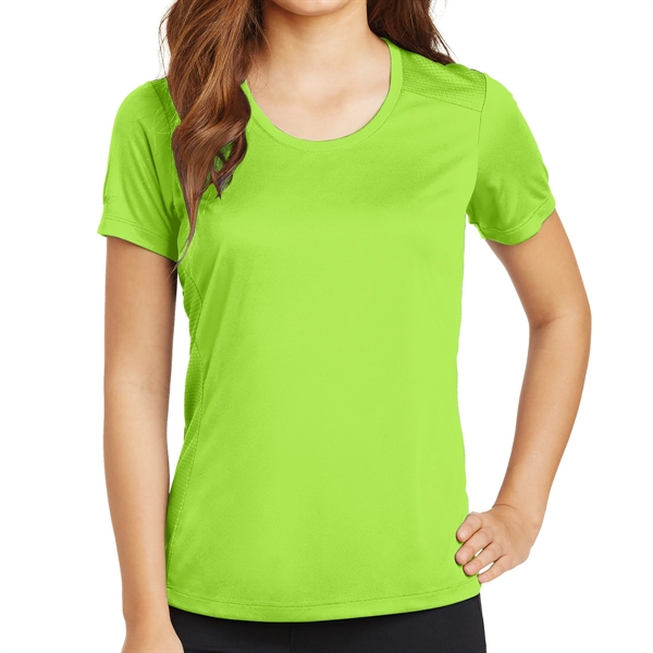 LIME SHOCK color option for Royal Scoop Neck Tee