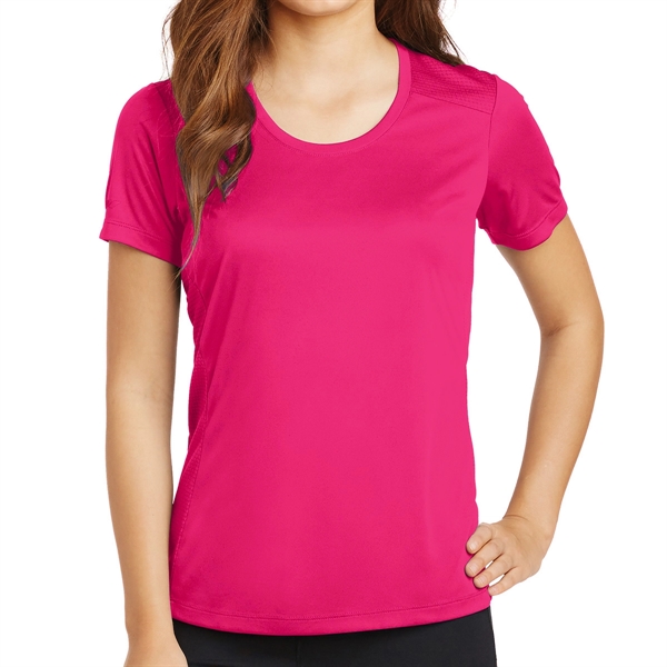 PINK RASPBERRY color option for Royal Scoop Neck Tee