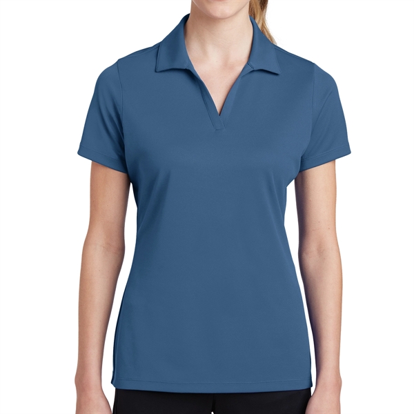 Dawn Blue color option for Ladies' Polo Shirt With Posi Charge® Racer Mesh Design