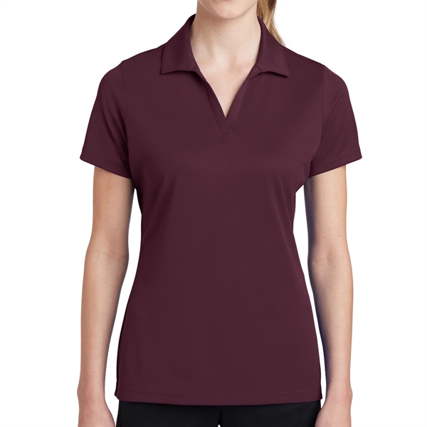 MAROON color option for Ladies' Polo Shirt With Posi Charge® Racer Mesh Design