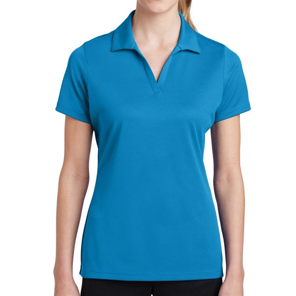 POND BLUE color option for Ladies' Polo Shirt With Posi Charge® Racer Mesh Design