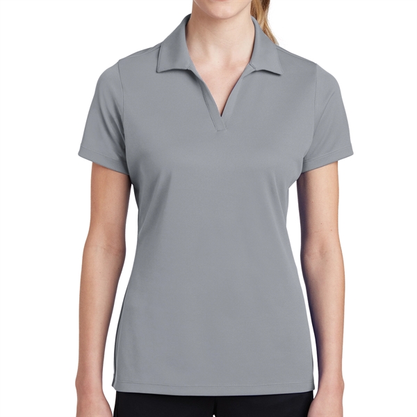 SILVER color option for Ladies' Polo Shirt With Posi Charge® Racer Mesh Design