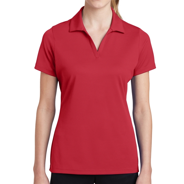 True Red color option for Ladies' Polo Shirt With Posi Charge® Racer Mesh Design