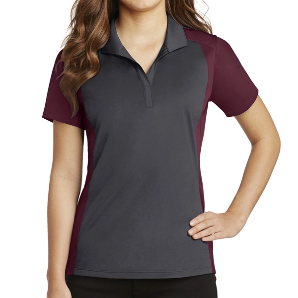 IRON GRAY/ MAROON color option for Sporty Colorblock Tee