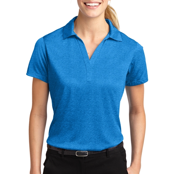 Cobalt Heather color option for Ladies' Carte Polyester Jersey