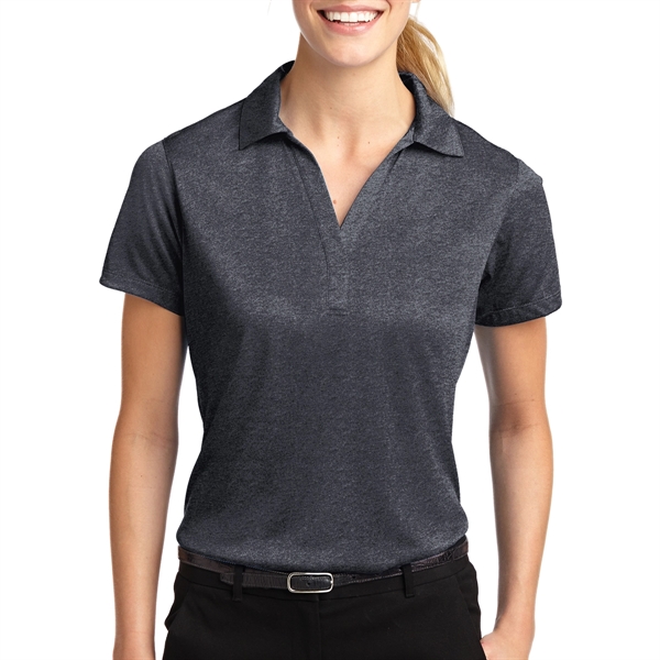 GRAPHITE HEATHER color option for Ladies' Carte Polyester Jersey