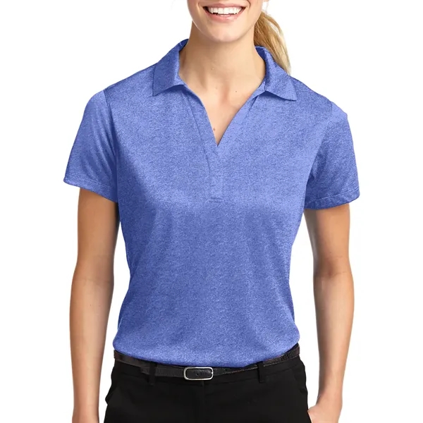 Graphite Gray Heather color option for Ladies' Carte Polyester Jersey