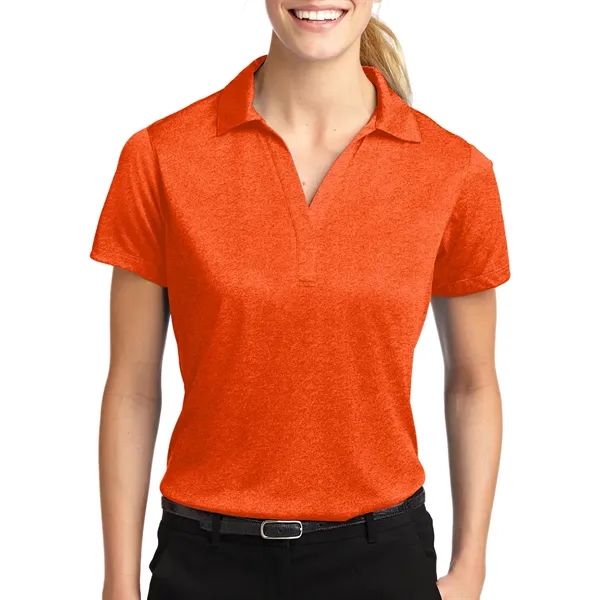 True Royal Blue Heather color option for Ladies' Carte Polyester Jersey