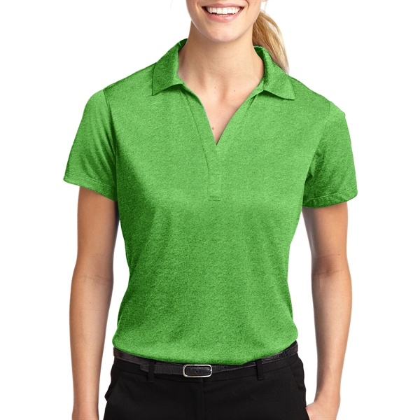Turf Green Heather color option for Ladies' Carte Polyester Jersey