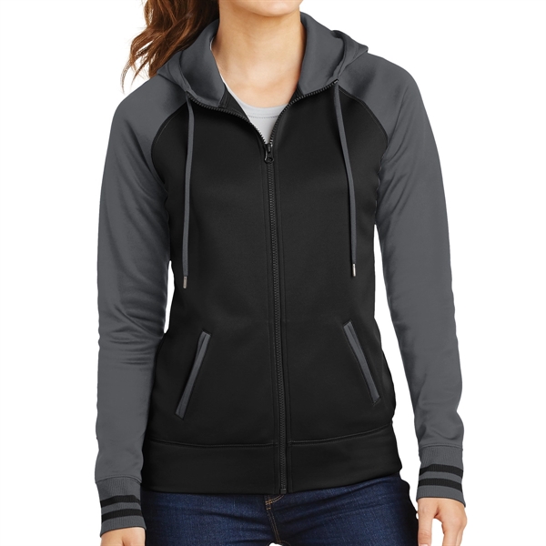 BLACK/DARK SMOKE GREY color option for Castro Branded Hooded Jacket