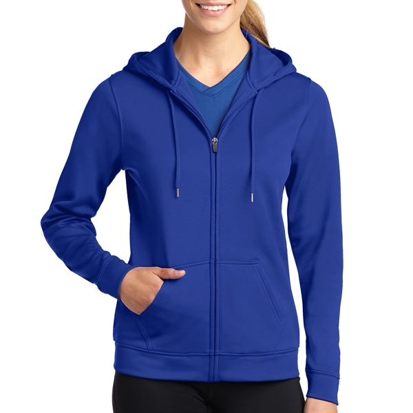 True Royal color option for Sport Tek® Sport Wick® Women's Zippered Hoodie Jacket