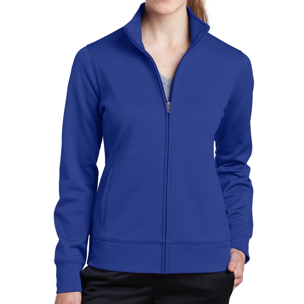 True Royal color option for 100% Polyester Full Zip Jacket