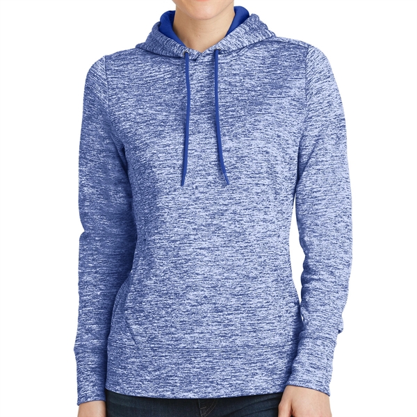 TRUE ROYAL ELECTRIC color option for Electric Heather Pullover With Hood For Women