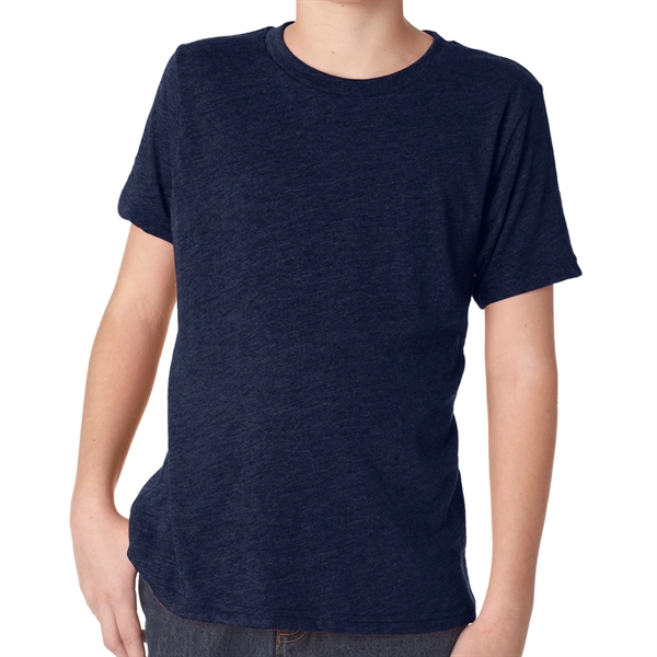 Vintage Navy color option for Brilliant Tri Blend 32 Singles Youth Tee