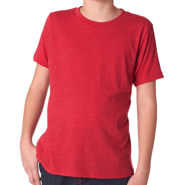 Vintage Red color option for Brilliant Tri Blend 32 Singles Youth Tee